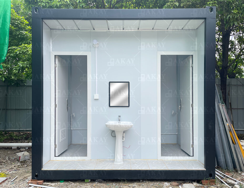 Portable Security Booths & Container Toilets - AKAY Container