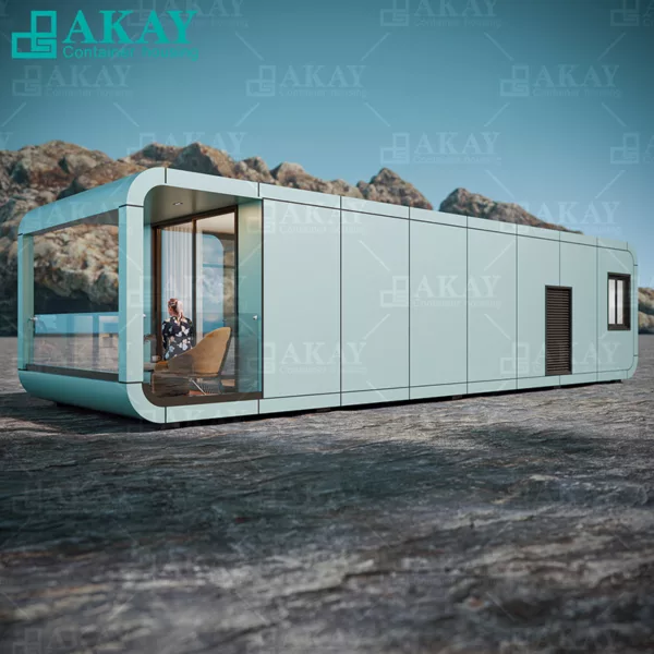 AKAY Modern Luxury Custom Mobile Prefabricated House Fashion Capsule Home Detachable Container House-3