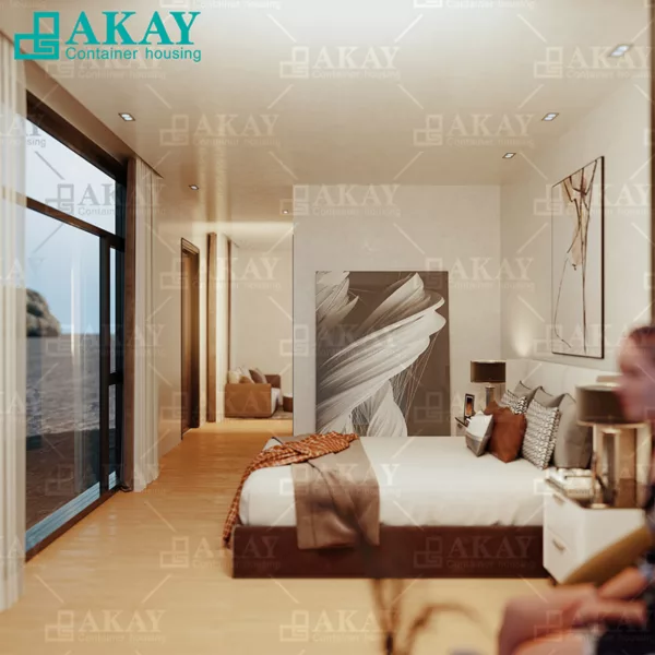 AKAY Modular Insulated Prefabricated House Fashion Customization Capsule Home Prefab Houses Detachable Container House-4