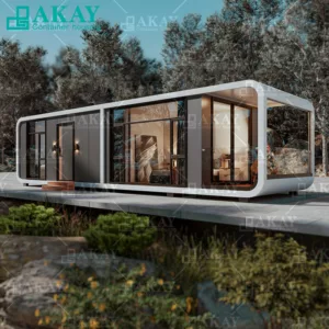 AKAY Modern High-End Prefabricated House Factory Custom Eco Capsule Home Modular Prefab Houses Detachable Container House-4