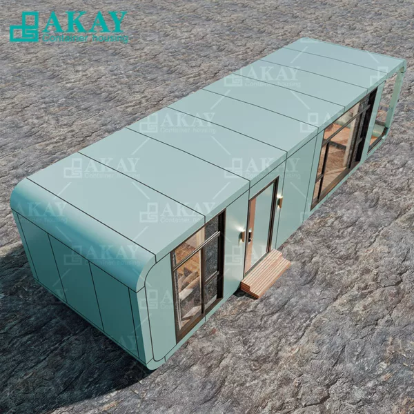 AKAY Modern Luxury Custom Mobile Prefabricated House Fashion Capsule Home Detachable Container House-4