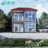 Luxury Villa Double Floor Prefabricated House High-End Movable House Custom Detachable Container House for Residential Use-3