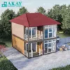 Luxury Villa Double Floor Prefabricated House High-End Movable House Custom Detachable Container House for Residential Use-2