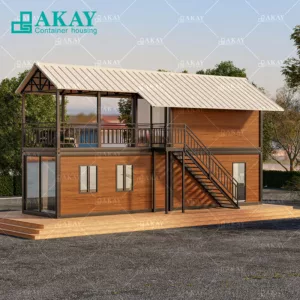 Luxury Double Storey Dormitory Modular Home Luxury Villas Prefabricated Home Prefab House Detachable Container House (1)