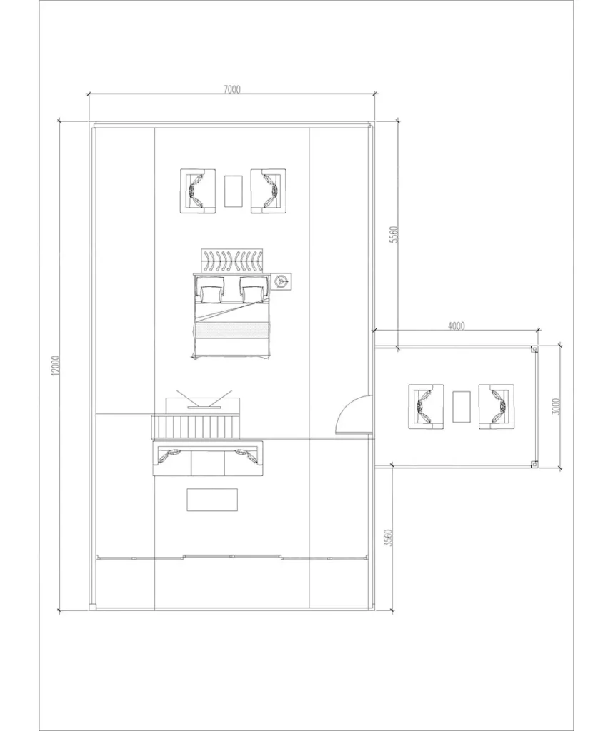 Creative A Frame house design plan (3)