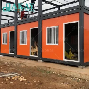 Thailand Project Prefab Homes Modular Prefabricated House Fast Install Double Storey Dormitory Detachable Container House