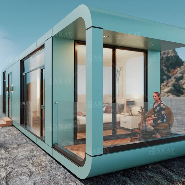 2025 Modern Luxury Custom Mobile Prefabricated House Fashion Space Capsule house-1019 (7)