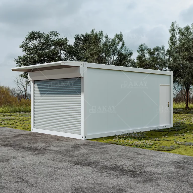 AKAY Modern Economic Prefabricated Building Mobile Shutter Door Warehouse Detachable Container House-1017 (3)