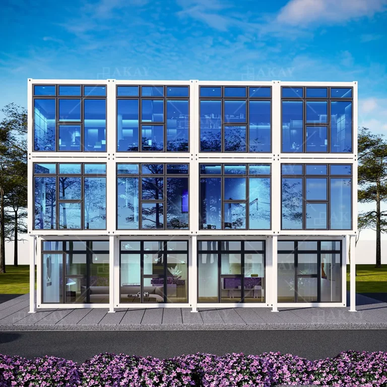 Factory Custom 3-Storey Office Building Engineering Project Modular Prefabricated House Prefab Home Detachable Container House-1031 (2)