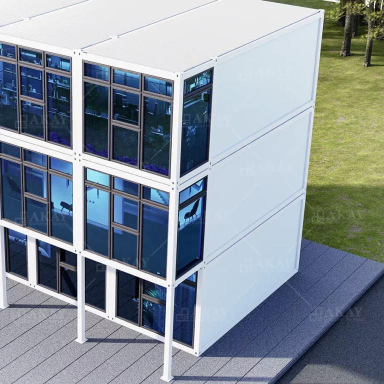 Factory Custom 3-Storey Office Building Engineering Project Modular Prefabricated House Prefab Home Detachable Container House-1031 (5)