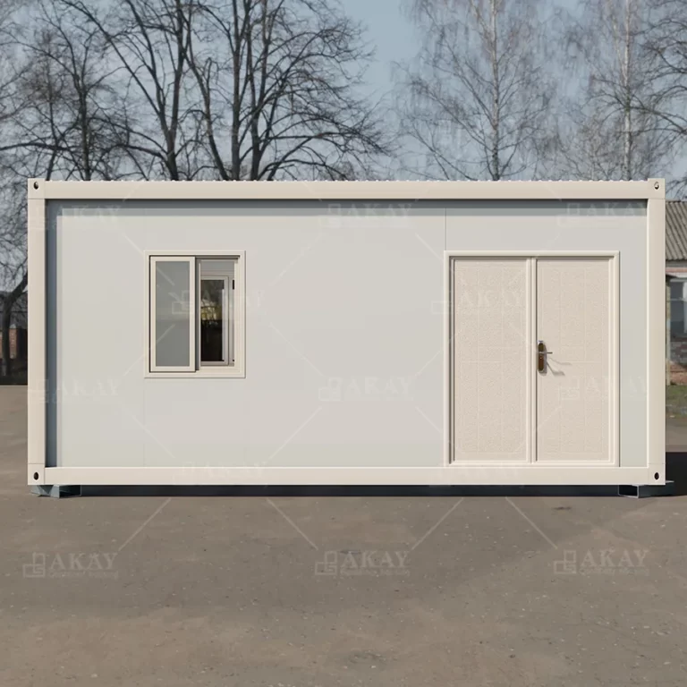 Factory Custom Double Door Engineering Project Dormitory Economic Prefabricated House Prefab Home Detachable Container House-1032 (2)