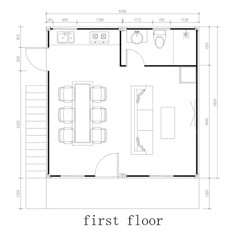 Wood grain color custom container house double-layer luxury apartment leading manufacturer of prefabricated houses in China-1007 (6)